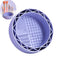 Makeup Brush Cleaner, Sillicon Brushes Cleaning Mat Brush Holder Bowl Prtable Cleaning Tool (Purple)...
