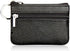 Keychain Purse Small, iToolai Women's Genuine Leather Zipper Mini Coin Bag Credit Card Holder (Black)...