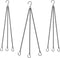 ZMTECH Pack of 3 Hanging Chains (24 Inch) for Plants Flower Pot Basket Chains Hangers for Lanterns, Bird Feeders, Planters and Other Ornaments...