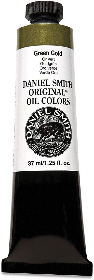 DANIEL SMITH Original Oil Color Paint, 37ml Tube, Green Gold, 284300103...
