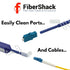 1.25mm LC Fiber Cleaner Pen. 800+ Single Click Fiber Cleaner. LCUPC Optical Connector Cleaner & Endface Cleaning Pen Comes with Damage Protection ...