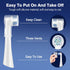 Silicone Toothbrush Head Covers for iO Electric Toothbrush Heads, Eco-Friendly Caps Compatible with Oral B Electric Brush Head, Easy Clean & Odor-...