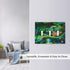 Decorative Switch Plate Covers Forest Spring Enchanted Fairy Wonderland Green Ground 3 Gang Light Switch Cover Triple Toggle Wall Plate Electrical...
