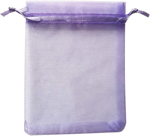 ATCG 100pcs 4x6 Inches Drawstring Organza Pouches Wedding Party Jewelry Favor Bags (Lavender)...