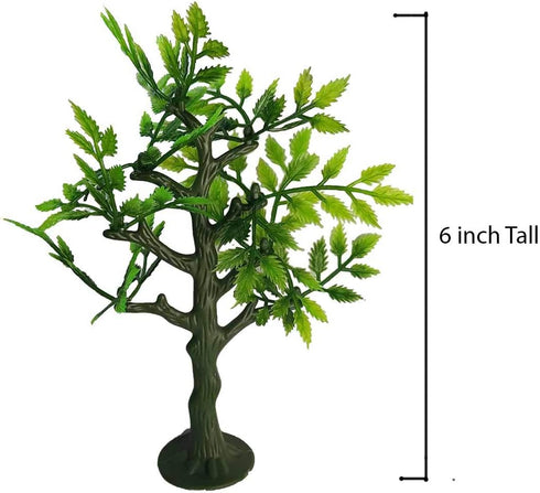 12 Pieces 6 inch Model Trees Figurines with Base,for Crafts,Cake Decorating,Scenery Architecture Trees,Building Model,Scenery Landscape...
