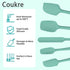 Silicone Spatula Set of 5,High Temperature Resistant, Food Grade Silicone, Dishwasher Safe, for Baking, Cooking (Pure Aqua Green)...