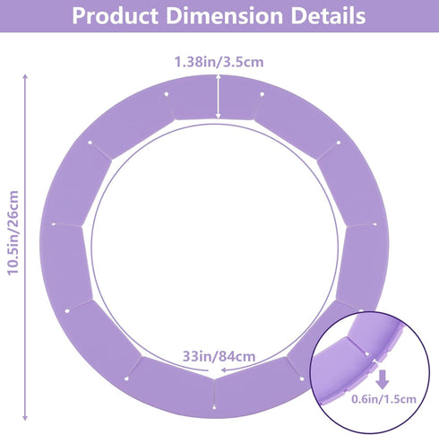 2 Pack Silicone Pie Shield Adjustable Bake Crust Protector, Pie Shield Cover Pie Ring for Crust Pie Saver, Pie Crust Kit for Baking Pie Pizza Fits...