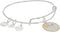 Alex and Ani Dr. Seuss™, Oh The Places You'll Go Expandable Bangle Bracelet, Shiny Silver Finish, Multi-Color Charm...