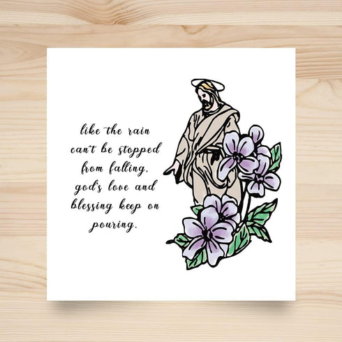 Hying Easter Religion Clear Stamps for Card Making and Photo Album Decorations, Jesus Cross Silicone Stamps Blessing Words Transparent Rubber Stam...