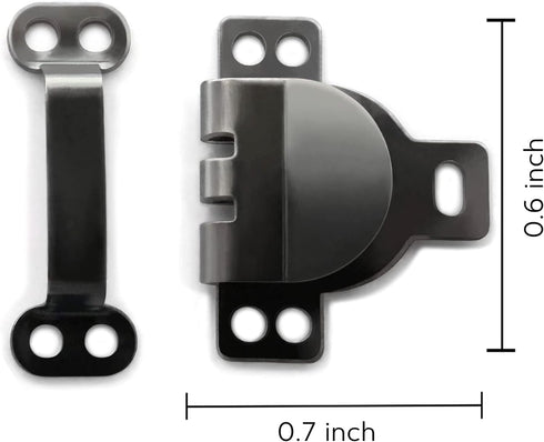 Steel Hook and Eye Metal Hooks and Eyes Closure for Trousers and Skirt Hook and Eye Closures Sew on Hook and Eye Metal Pants Hook and Eye Black Ni...