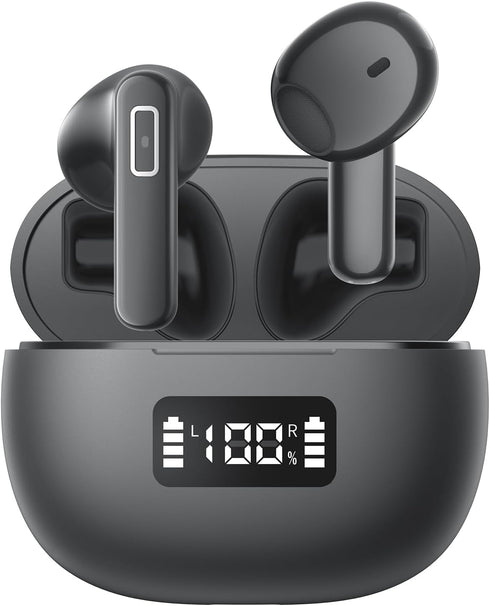 Multifunctional App Control Wireless Earbuds, Ultra Long Playtime, LED Power Display,Fast Charging, Headphones Bluetooth 5.3,Dual Microphone AI No...