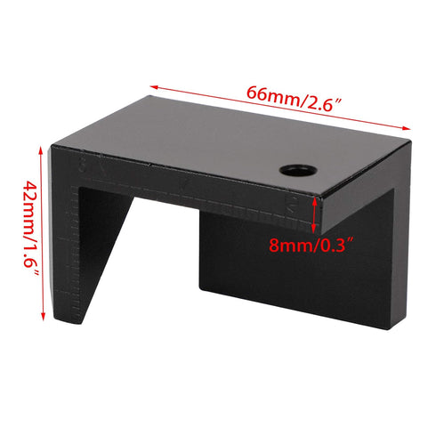 OwnMy 45 Degree Angle Marker Aluminum Alloy Pen Center Finder with Inch Scale, Woodworking Center Scriber Right Angle Line Drawing Ruler Measuring...