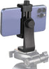 Universal Smartphone Cell Phone Mount Holder Adapter for Tripods or Stands with Standard 1/4 Inch Mount Screw, can Rotates Vertically and Horizont...