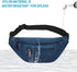 Fanny Pack for Men Women,Crossbody Waist Bag Pack,Belt Bag for Travel Walking Running Hiking Cycling,Easy Carry Any Phone,Wallet (Dark blue)...