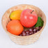 Wooden Berry Baskets 3pcs Mini Woven Basket Round Bread Baskets Fruit Serving Basket Bamboo Storage Organizer Lightweight Food Baskets Candy Gift ...