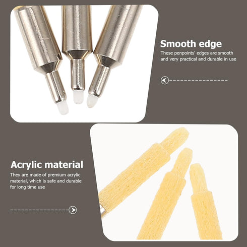 3 Pcs Replacement Paint Pen Tips Paint Pens Paint Markers Tip Crafts Rock Painting Pens Easy to Change Nibs for DIY Halloween Supplies Adults DIY ...