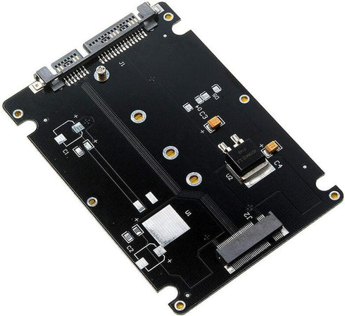 JacobsParts M.2 NGFF SSD to 2.5" SATA III Enclosure 7mm Drive Adapter 2242 2260 2280...