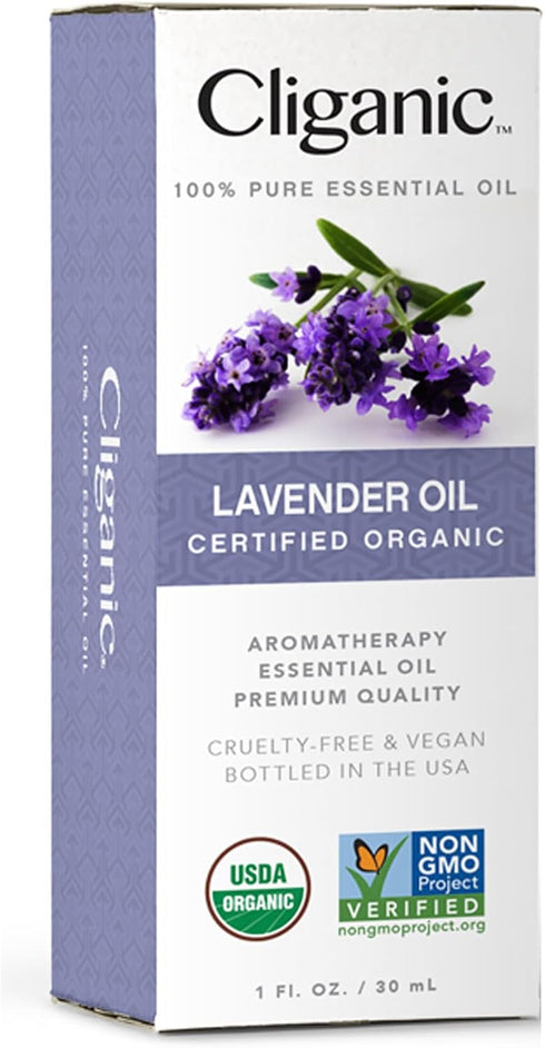 Cliganic Organic Lavender Essential Oil, 1oz - 100% Pure Natural Undiluted, for Aromatherapy Diffuser | Non-GMO Verified...