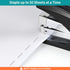 Stapler for Desk, 50 Sheet Effortless Stapler, Desktop Stapler Staple with One Finger, Portable Handheld Ergonomic Stapler Heavy Duty, Built-in St...