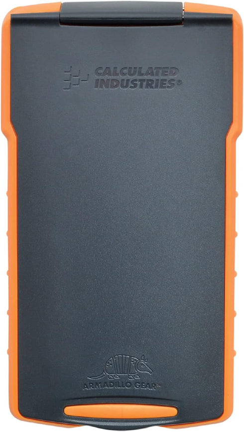 Calculated Industries 5032-4 Armadillo Gear Hard Protective Calculator Case in Orange...