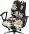 Office Chair Cover Stretchable Computer Desk Chair Seat Covers Anti-Dust Universal Split 2 Piece Rotating Swivel Chair Slipcover Protector (Wild D...