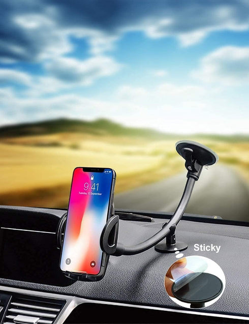 EXSHOW Portable Electronic Device Mount, Black, Compatible with iPhone 11 Pro Max/11/XS Max/XS/XR/X/8 Plus/8/7 Plus/7/6S Plus/6S/SE...