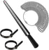 Ring Sizer Measuring Tool, Accmor Ring Size Measurement Making Kit, Plastic Jewelry Ring Mandrel & Ring Sizer Guage and Finger Sizing Belt, Four S...