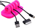 Cable Clip Holder Weighted Desktop Cord Management Fixture (Pink)...