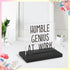 Funny Quote for Desk, Minimalist Office Decor for Men and Women, Tabletop Motivational Desk Accessory, Boss Gag Gift, XXY57...