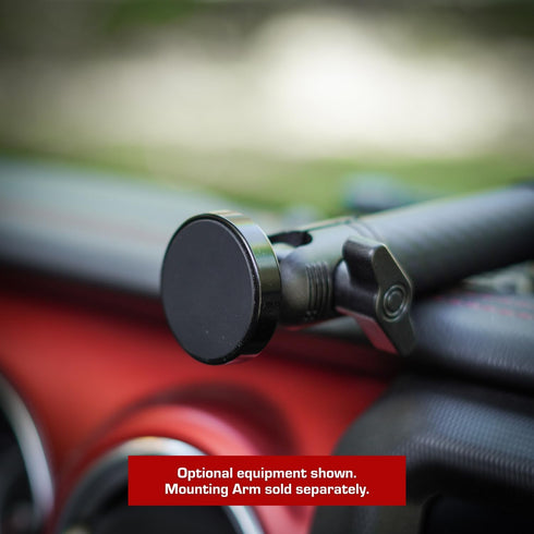 DiabloM6 Magnetic Cell Phone Mount Compatible with iPhone and Android Smartphones - 20mm Attachment Ball - Metal Plate attaches to Device......
