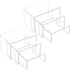 ANDGOO Display Risers, 6 Pcs(3”L~4”L~5”L) Acrylic Risers Clear Rectangular Stands Collectibles Display Shelf for Decor, Funko Pop and Cake Display...