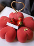 3D Silicone Baking Mold for Candles, Love Heart Shape Silicone Mold for Soap, Mousse Cake Mold, French Dessert Mold Nonstick & Easy Release, Pinec...