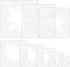 Chunful 9 Pcs Sun Stencil Reusable Sun Stencil Decoration Template Plastic Square Sun Drawing Painting Stencils for Painting Wood Floor Wall Fabri...