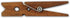 LWR CRAFTS Wooden Small Clothespins 1-7/8" 4.8cm 50 Pieces Per Pack (Jacobean)...