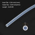 2m(7ft) 1mm(0.04") ID x 2mm(0.08") OD Silicone Tubing Clear Industrial Plastic Tubing Pure Silicone Hoses for Pump Siphoning Draining Irrigation B...
