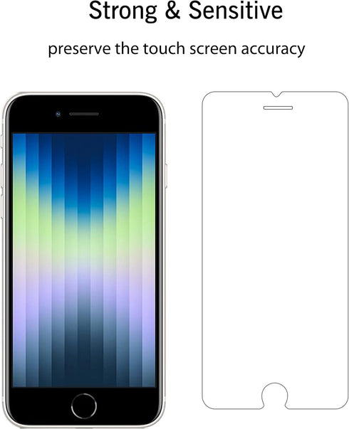 Ailun Screen Protector for iPhone SE 2020/2022 2Pack 0.33mm 4.7 Inch Tempered Glass Case Friendly iPhone SE 2nd/3rd Generation......