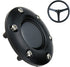 Universal Fit Black Plastic Cover 6-Bolts Steering Wheel Horn Button for Auto Car, 85mm Diameter...
