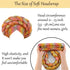 Woeoe Beanie Cap Head Wrap Double Braid Pre-Tied Head Scarf Twisted Stretchy African Head Turban for Women and Girls...