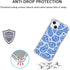 Blue Melting Smile Face Case Compatible with iPhone 13, Hippie Drippy Smiling Face Case for iPhone 13 for Teens Men and Women, Cool Trendy TPU Bum...