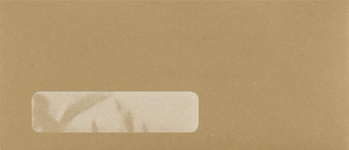 LUXPaper #10 Business Window Envelopes | 4 1/8" x 9 1/2" | Grocery Bag Brown | 70lb. Text | 50 Qty...