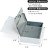 Small Sized Diversion Book Safe Storage Box, Dictionary Secret Safe Can with Security Combination Lock/Key, Diversion Book Hidden Safe (Key, Rose)...