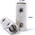 4 Guage Wire Splice Connectors 4 AWG Battery Cable Splicing Amplifier Wire Butt Connector Nickel Plated Brass 4PCS with Heat Shrink Tube...