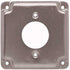 Hubbell-Raco 812C 20A Receptacle 1.594-Inch Diameter 4-Inch Square Exposed Work Cover...