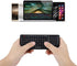 2.4GHz Wireless Touchpad Keyboard, RT-MWK02 Rechargeable Ultra-Thin Mini USB Backlit Keyboard for HTPC, for PS3/for, 360 and ONE...