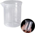 100ml/3.4oz Plastic Graduated Beaker (3 Pack), Transparent PP Measuring Cup Mixing Cup for Kitchen Lab...