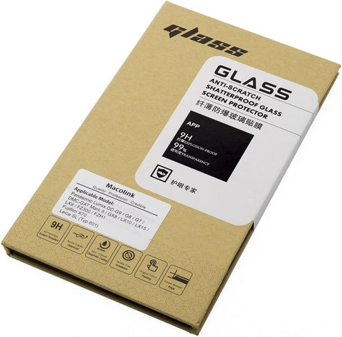 Tempered Glass Screen Protector for Panasonic Lumix DC-G9 G8 G7 G7 Mark II/DMC-GX7 Mark II GX7 III / GX9 GX8 LX10 LX9 FZ300 FZH1 / Ricoh GR III (2...