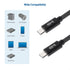 Cable Matters Coiled USB C to USB C Cable with 3A / 60W Fast Charging 1-4 Feet, Support Apple CarPlay, Android Auto, USB C Charger Cable, for iPho...