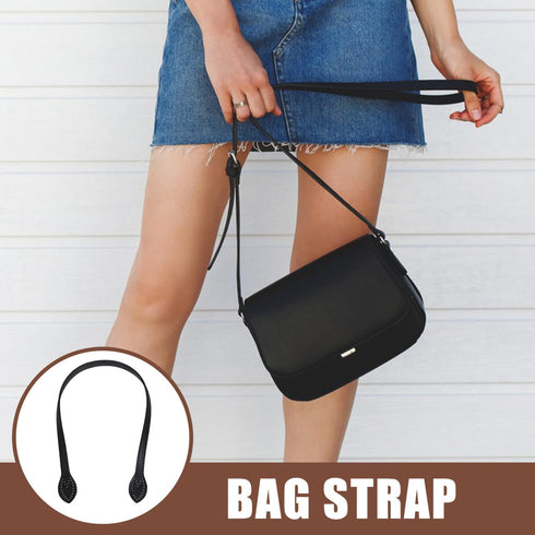 SUPVOX 2pcs 24 Leather Purses Straps Leather Bag Handles Replacement Purse Straps Handbag Bag Wallet Straps (Black)...