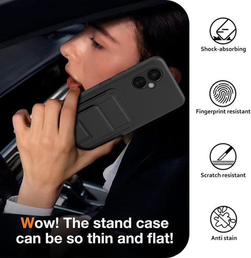 Case for OnePlus Nord CE3 Lite/Nord N30 5g Phone Case with Tempered Glass Screen Protector, Folding Kickstand/Stand Wallet Case Card Holder/ Slots...