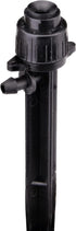 Raindrip R153CT Adjustable Flow Bubbler, Non-Pressure Compensating Emitter, Full-Circle Pattern, Fan Spray, with 1/4-Inch Barbed Inlet on 5-Inch S...